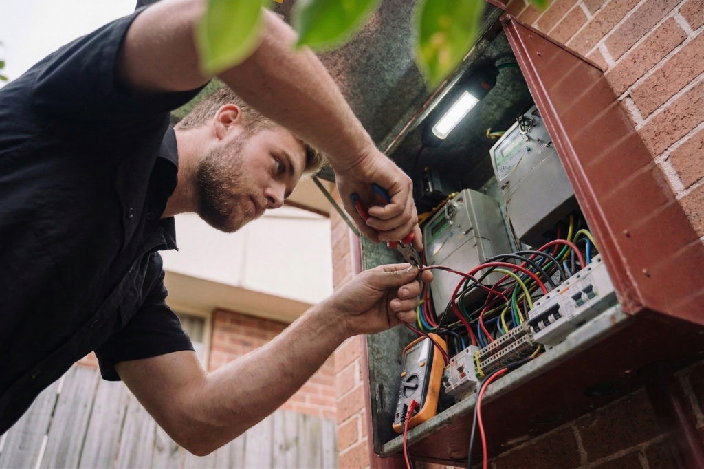 Miranda electrician performing electrical work